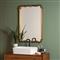 Elise Hollywood Regency Antique Gold Frame Wall Mirror