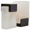 Tolliver Modern Classic White Alabaster Bronze Steel Bookends