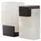 Tolliver Modern Classic White Alabaster Bronze Steel Bookends