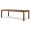 Nery Rustic Lodge Brown Walnut Wood Rectangular Dining Table - 94&quot;W
