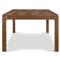 Nery Rustic Lodge Brown Walnut Wood Rectangular Dining Table - 94&quot;W