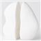 Maeve Modern White Alabaster Bookends - Pair