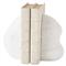 Maeve Modern White Alabaster Bookends - Pair