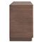 Rex Coastal Beach Brown Walnut Wood 6 Drawer Double Dresser