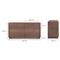 Rex Coastal Beach Brown Walnut Wood 6 Drawer Double Dresser