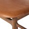 Blaise Rustic Lodge Brown Upholstered Leather Seat Low Back Counter Stool