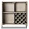 Harrison Global Bazaar Grey Mango Wood Iron Legs Bar Cabinet