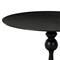 Daniel Updated Traditional Black Aluminum Round Bistro Dining Table - 48&quot;