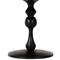 Daniel Updated Traditional Black Aluminum Round Bistro Dining Table - 48&quot;