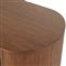 Paris Modern Classic Brown Solid Acacia Wood Oval Sideboard