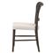 Zachary Coastal Beach Dark Brown Oak Wood Cane Back Dining Chair - Set of 2