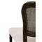 Zachary Coastal Beach Dark Brown Oak Wood Cane Back Dining Chair - Set of 2