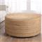 Barnum Coastal Beach Tan Jute Round Stool