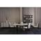 Abrielle Dark Modern Burnished Adobe Extendable Dining Table - 48-96&quot;W