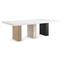 Abrielle Dark Modern Burnished Adobe Extendable Dining Table - 48-96&quot;W