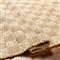Elaine Coastal Beach Beige Jute Checkered Rug - 5&#39;x7&#39;6&quot;