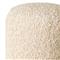 Ezekiel Modern Classic Cream Round Pouf