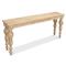 Jared French Country Brown Mango Wood Rectangular Console Table