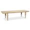 Jared French Country Brown Mango Wood Rectangular Dining Table - 110&quot;W