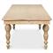 Jared French Country Brown Mango Wood Rectangular Dining Table - 110&quot;W
