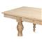 Jared French Country Brown Mango Wood Rectangular Dining Table - 110&quot;W