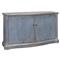 Tolumn French Country Blue Reclaimed Pine Wood Sideboard