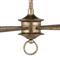 Brittany French Country Bronze Candle Style Chandelier - Large