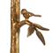 Porto French Country Antique Brass Aluminum Floor Lamp