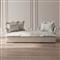 Alanna Modern Classic Portofino Grey Bedroom Bench