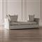 Alanna Modern Classic Portofino Grey Bedroom Bench