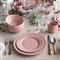 Juliska Puro Modern Classic Blush Ceramic 16 Piece Place Setting