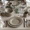 Juliska Puro Modern Classic Taupe Ceramic 4 Piece Place Setting