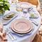 Juliska Puro Modern Classic Blush Ceramic 4 Piece Place Setting