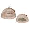 Juliska Tuileries Garden French Natural Woven Abaca Food Cover - Set of 2