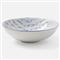 Gideon Coastal White Stoneware Blue Fish Cereal Bowl - Set of 4