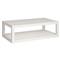 Carter Coastal Beach White Sand Oak 2 Tier Rectangular Coffee Table