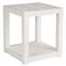 Carter Coastal Beach White Sand Oak Square End Table