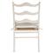 Camilla Coastal Off White Upholstered Woven Rush Dining Arm Chair - Set of 2