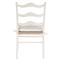 Camilla Coastal Off White Upholstered Woven Rush Dining Side Chair - Set of 2