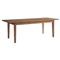 Camilla Rustic Lodge Brown Oak Rectangular Dining Table - 86&quot;W