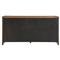 Bennett Coastal Beach Brown Oak Double Dresser