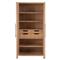 Bennett Coastal Beach Brown Oak Armoire