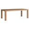 Camilla Coastal Beach Brown Oak Rectangular Extendable Dining Table - 84-120&quot;W