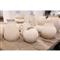 Shiz French Country Natural White Paper Mache Pot