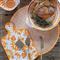 Sicily Global Orange Melamine Floral Cheeseboard Gift Set