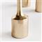 Ingrid Industrial Loft Gold Aluminum Candle Holder - Set of 3
