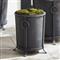 Declan Industrial Loft Black Iron Round Pot Planter - Small