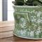 Nolan French Country Green Porcelain Lotus Planter
