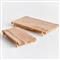Kieran Rustic Lodge Natural Acacia Wood Serving Board - Set of 2