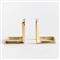 Genevieve Hollywood Regency Gold Aluminum Bookends